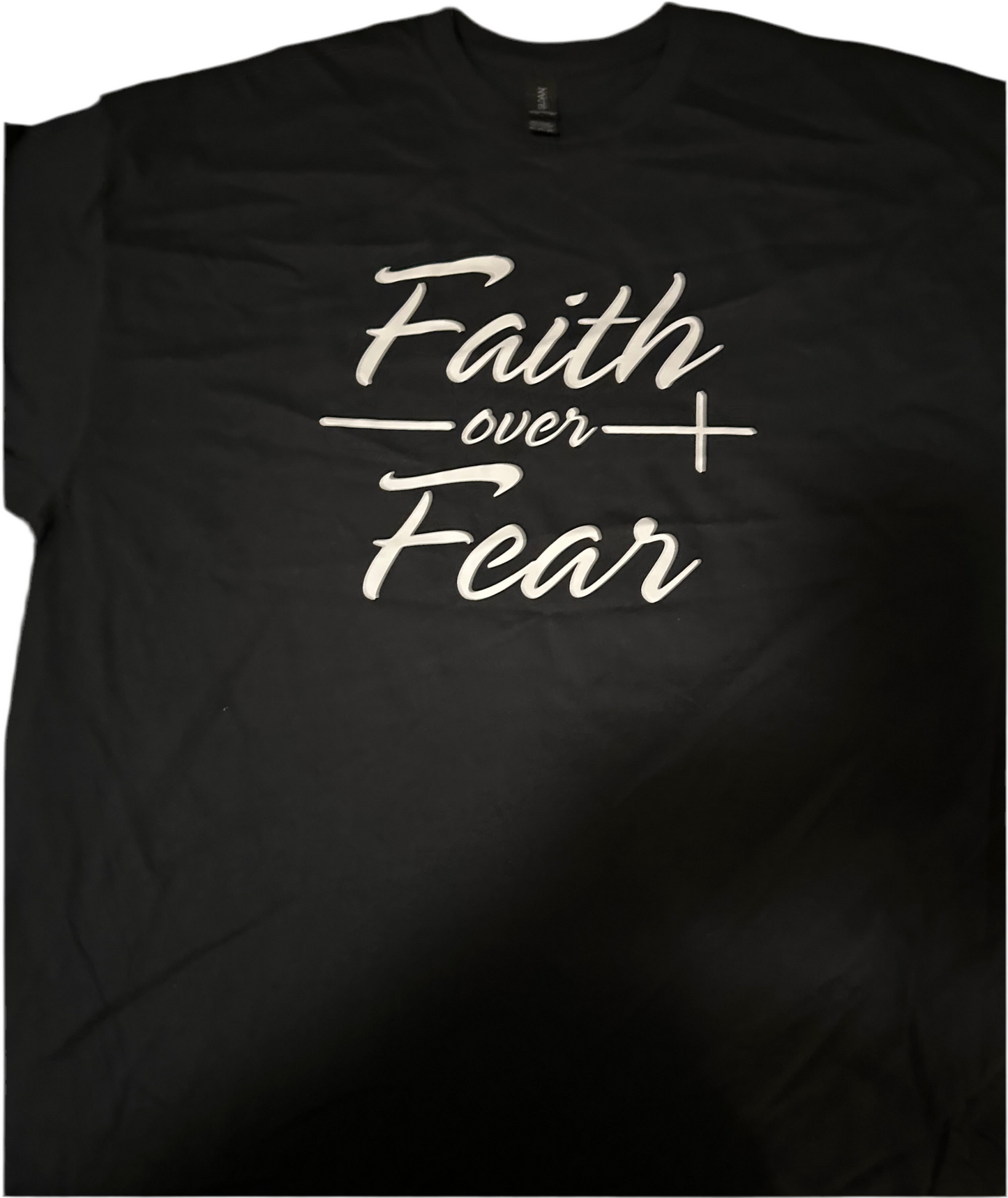 Faith based - 2XL Black Faith over Faith