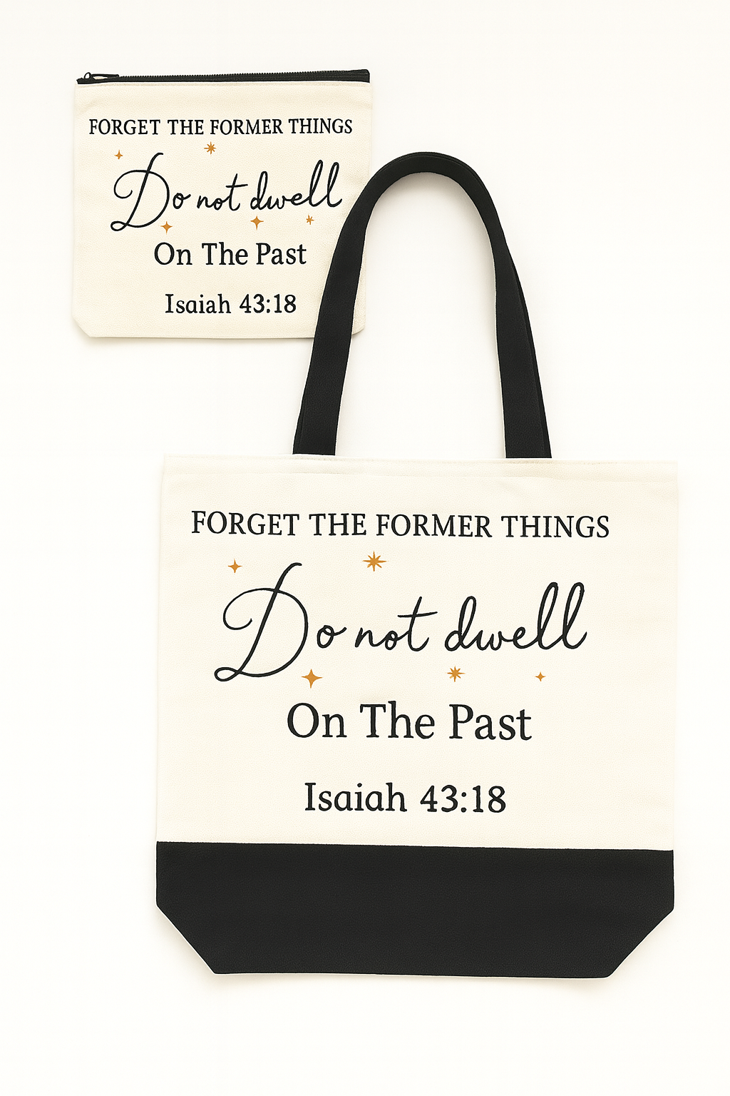 Christian inspirational Bible pouch and tote bag