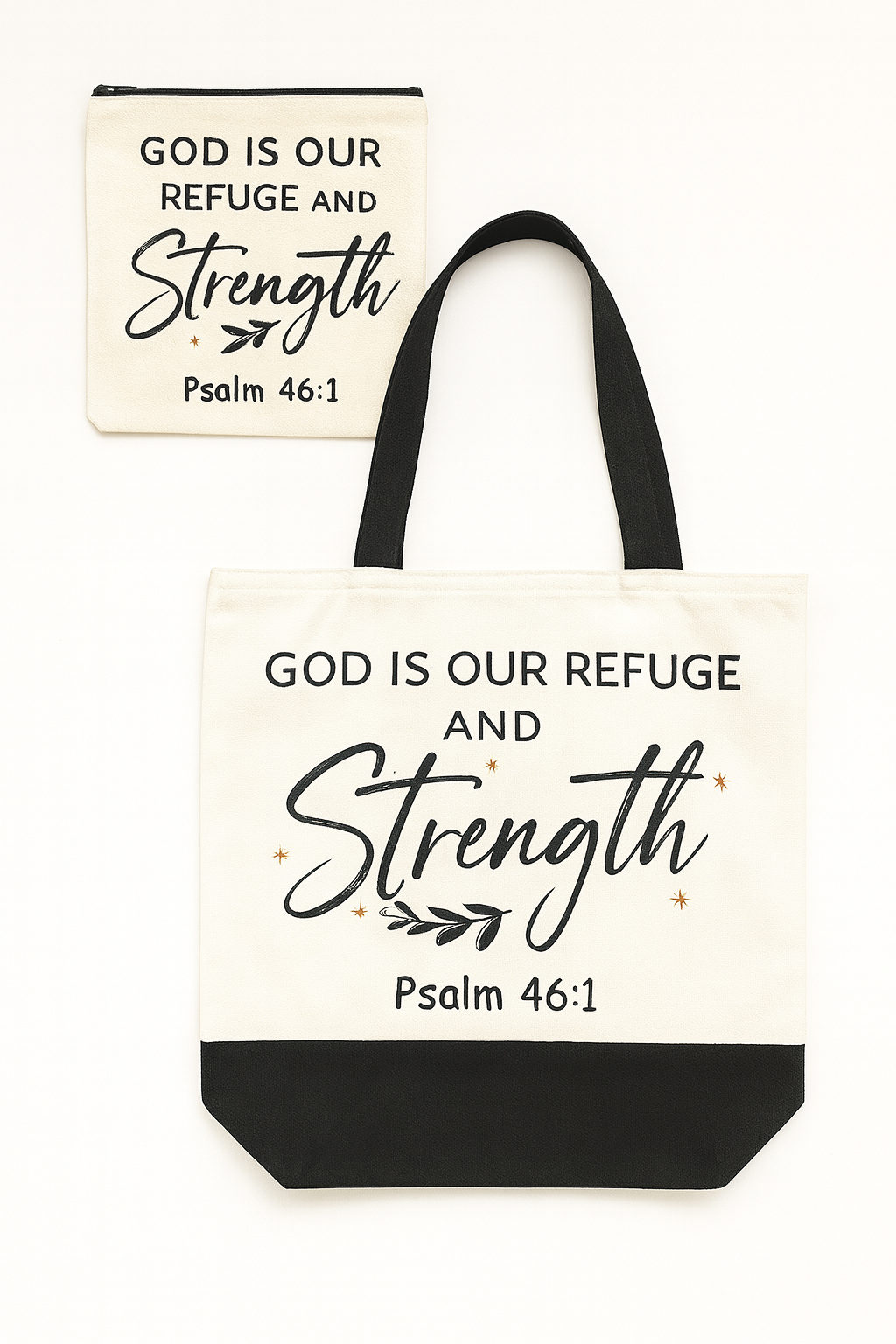 Christian Inspirational Bible pouch &tote bag