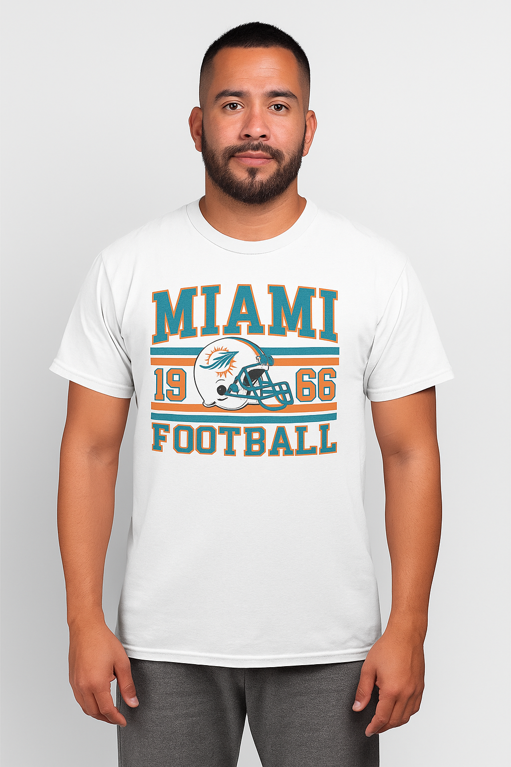 Miami Football Unisex XL White