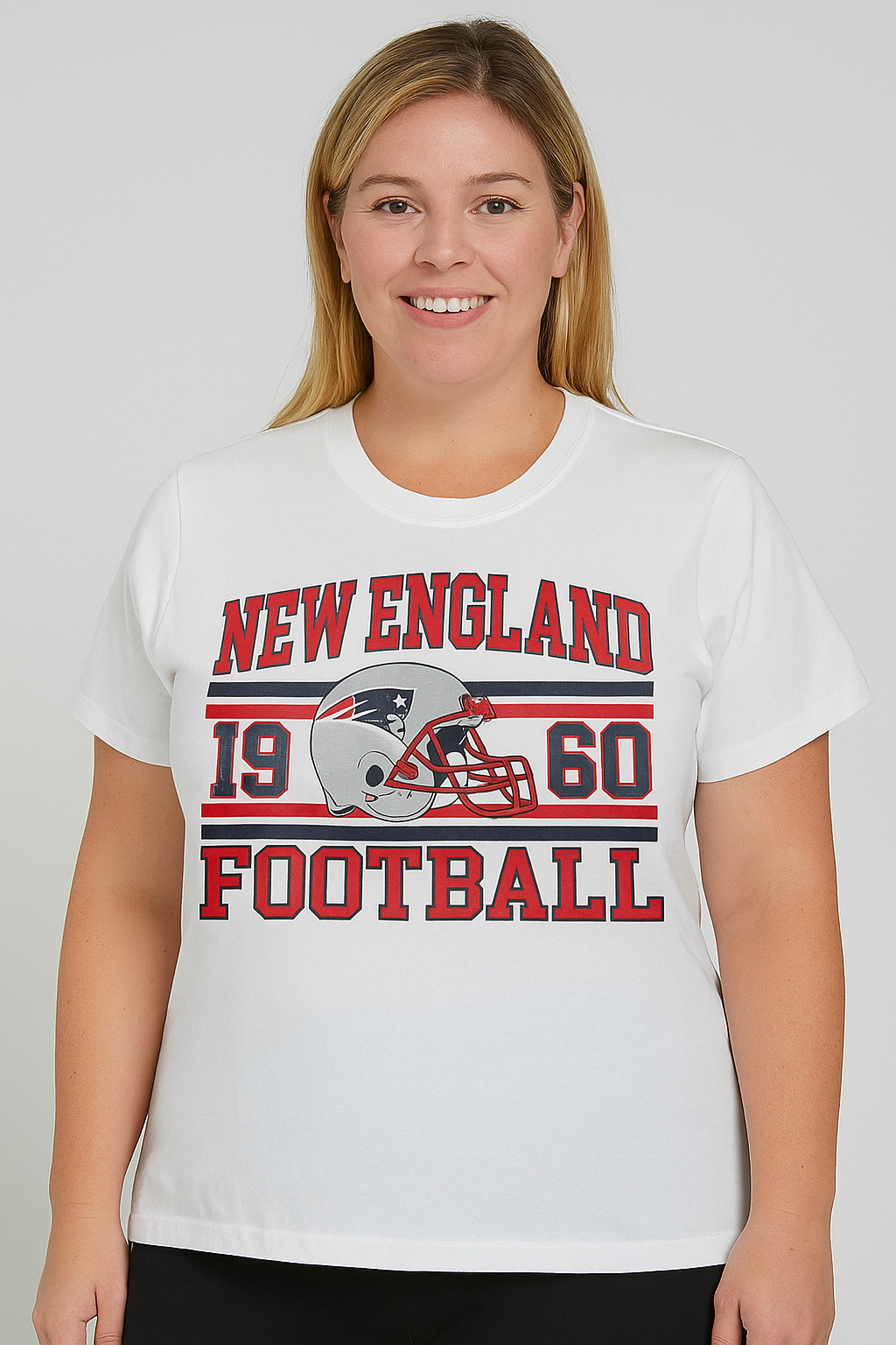 New England Football Large Ladies White