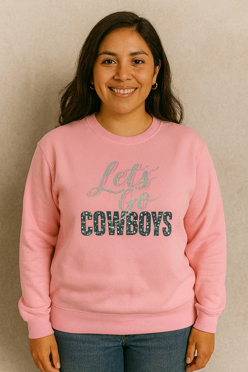 Pink Let’s Go Cowboys