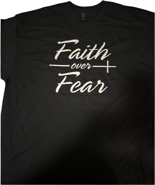 Faith based - 2XL  Black Faith over Faith