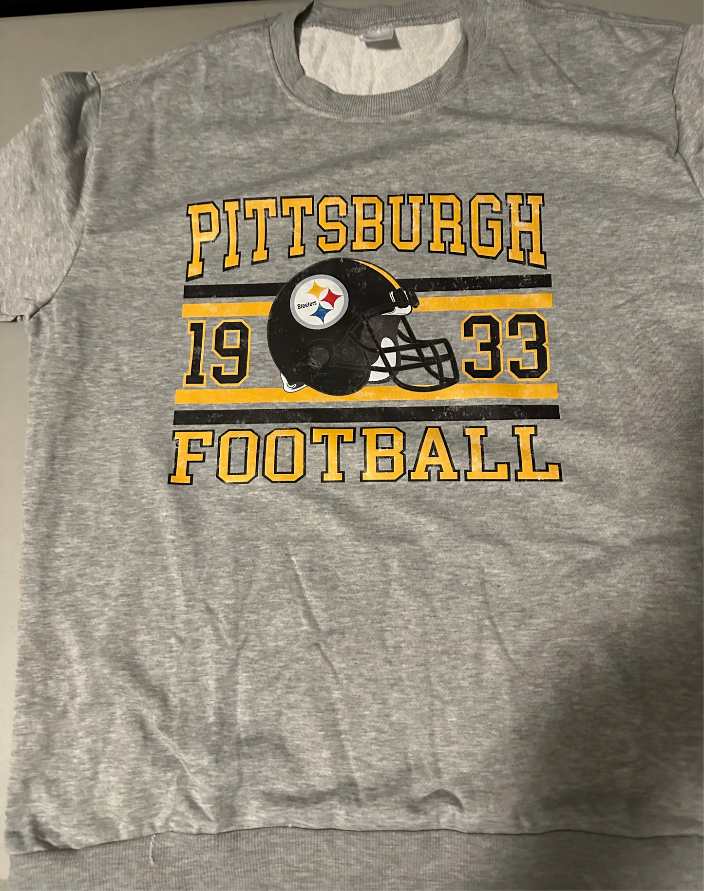 2XL Grey Pittsburgh Sweatshirt