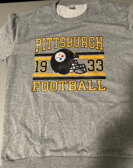 2XL Grey Pittsburgh Sweatshirt