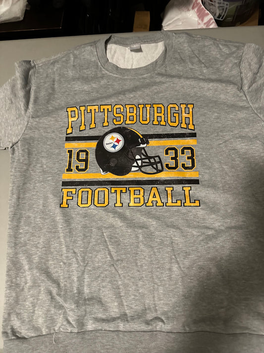 2XL Grey Pittsburgh Sweatshirt