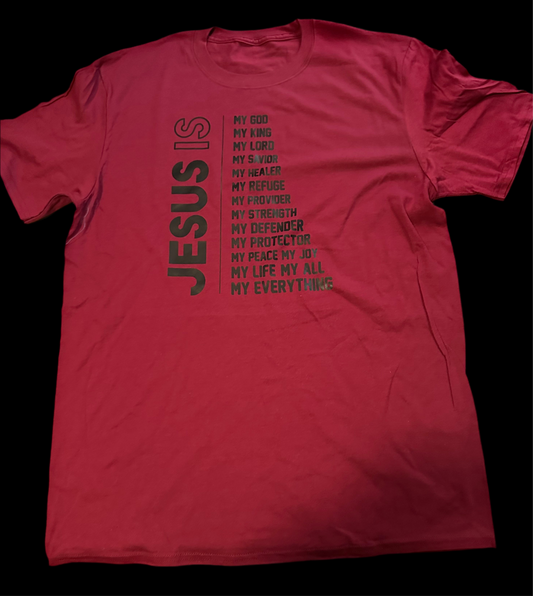 Faith Based - Large Jesus Is T-shirt