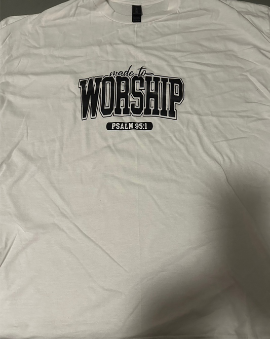 Faith Based- 2XL White Made To Worship