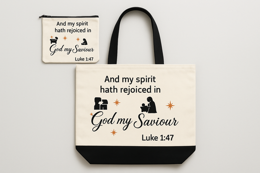 Christian Inspirational Bible pouch and tote bag