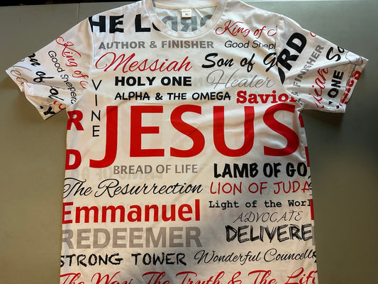 White XL Names of JESUS