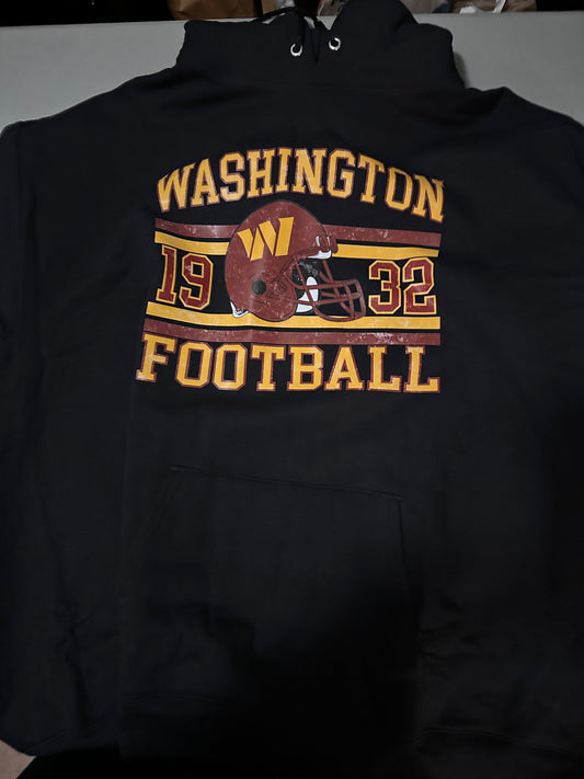 Black XL Washington Football Hoodie