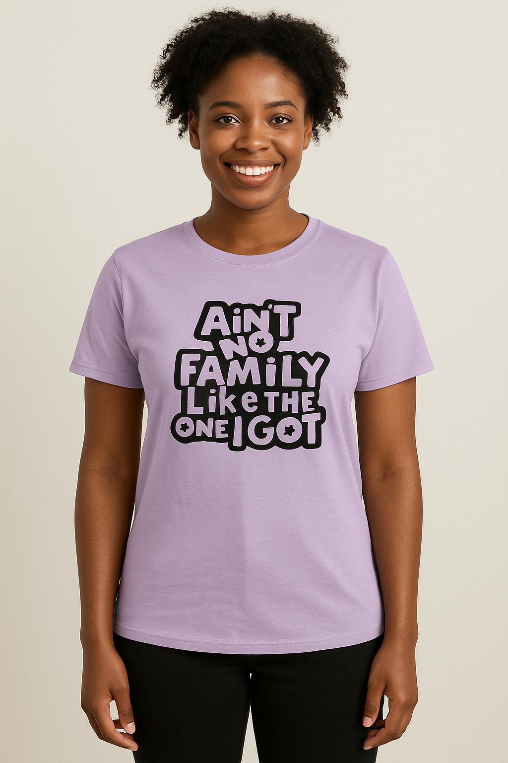 XL Ladies Lavender Ain’t No Family Like The One I Got