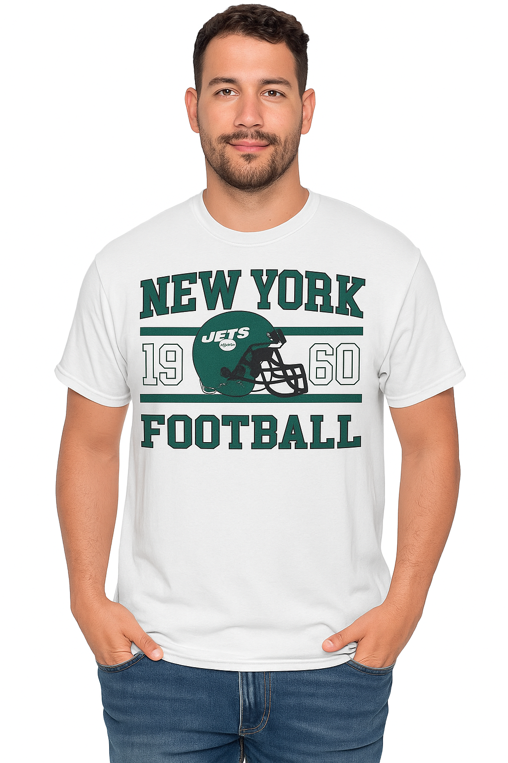 Medium White New York Football