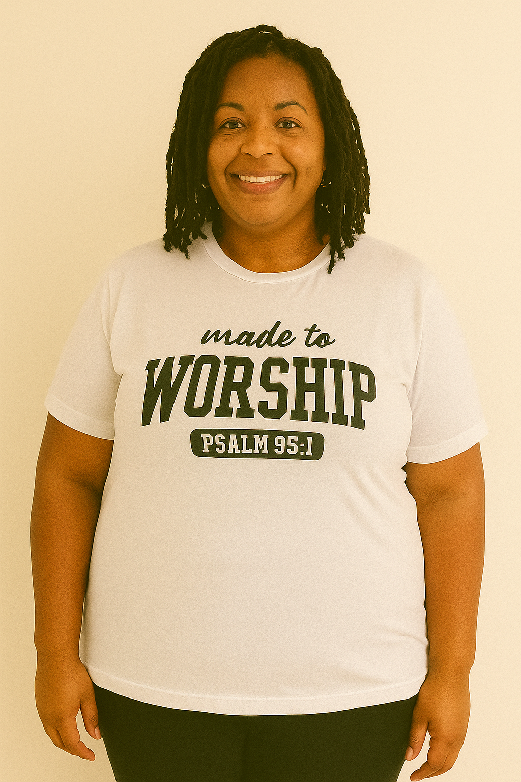 Faith Based- 2XL White Made To Worship