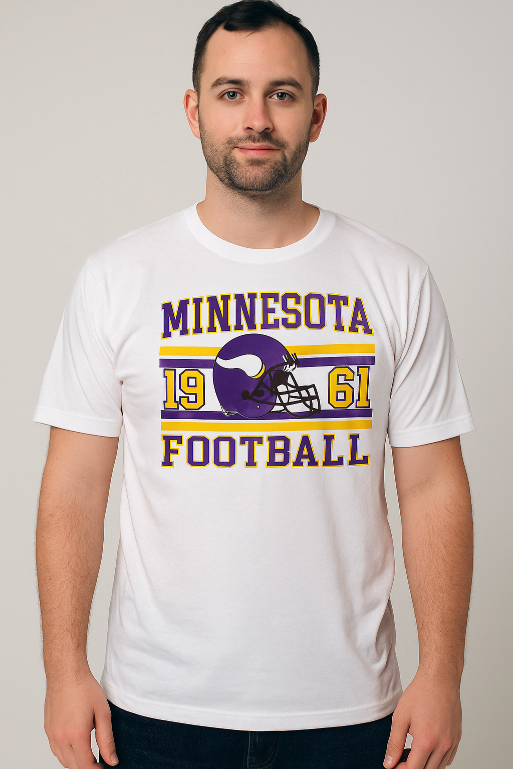 Minnesota Football XL White