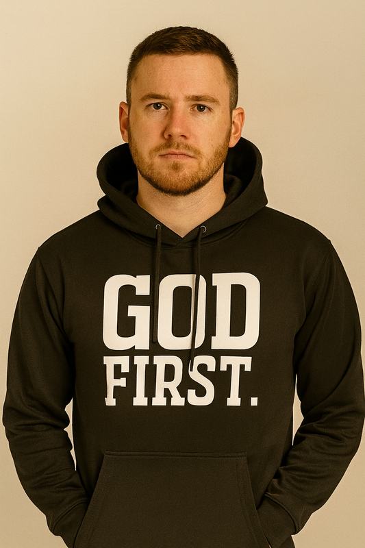 Black God First Hoodie
