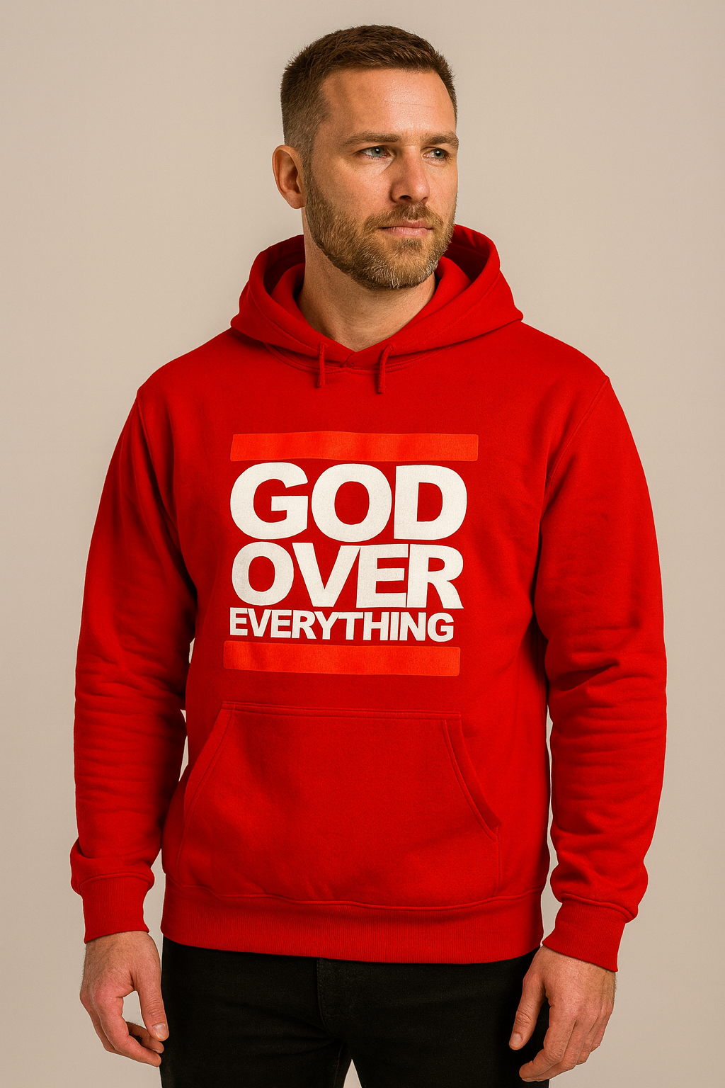 XL Red God Over everything