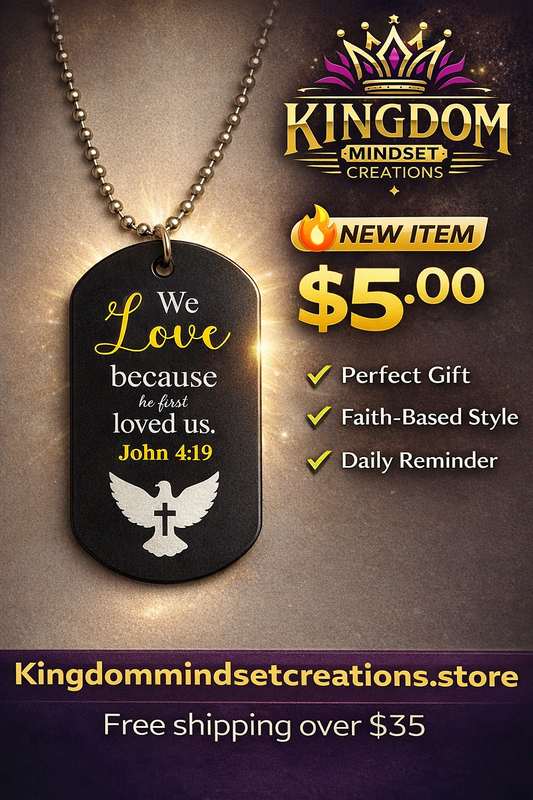 We Love Christian Dog Tag